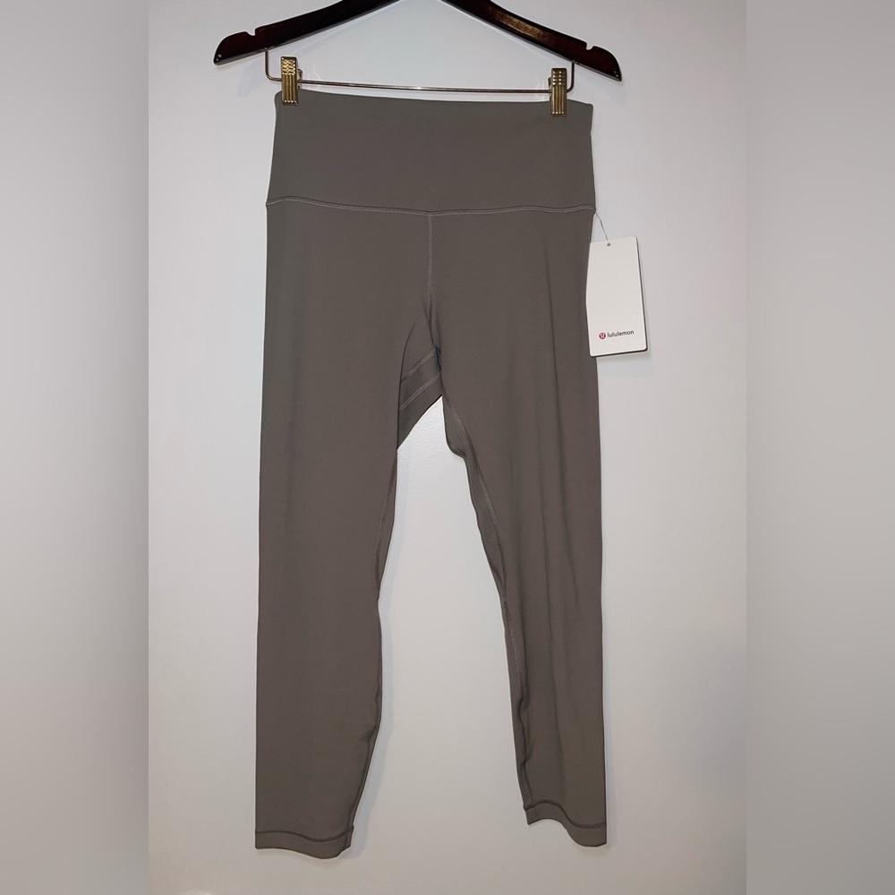 Lululemon Align™ High-Rise  Athletic Leggings in Taupe Grey Women size Large - Picture 2 of 9
